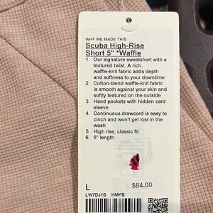 Scuba High-Rise Waffle Knit Shorts lululemon